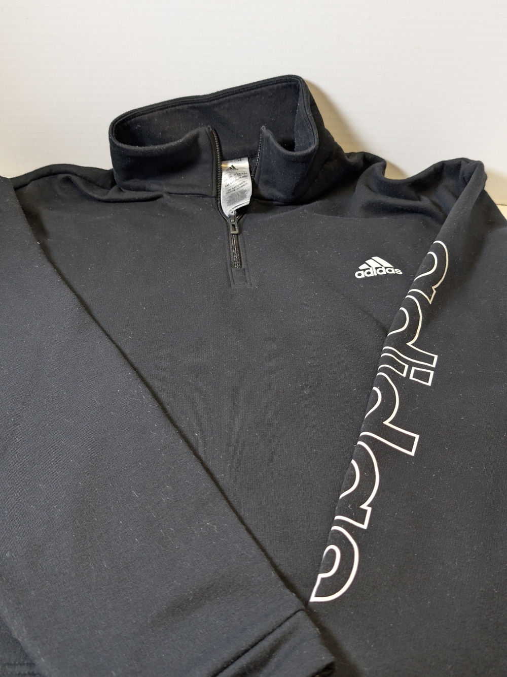 adidas Essential Women's Fleece Loose Cropped 1/4-Zip Pullover